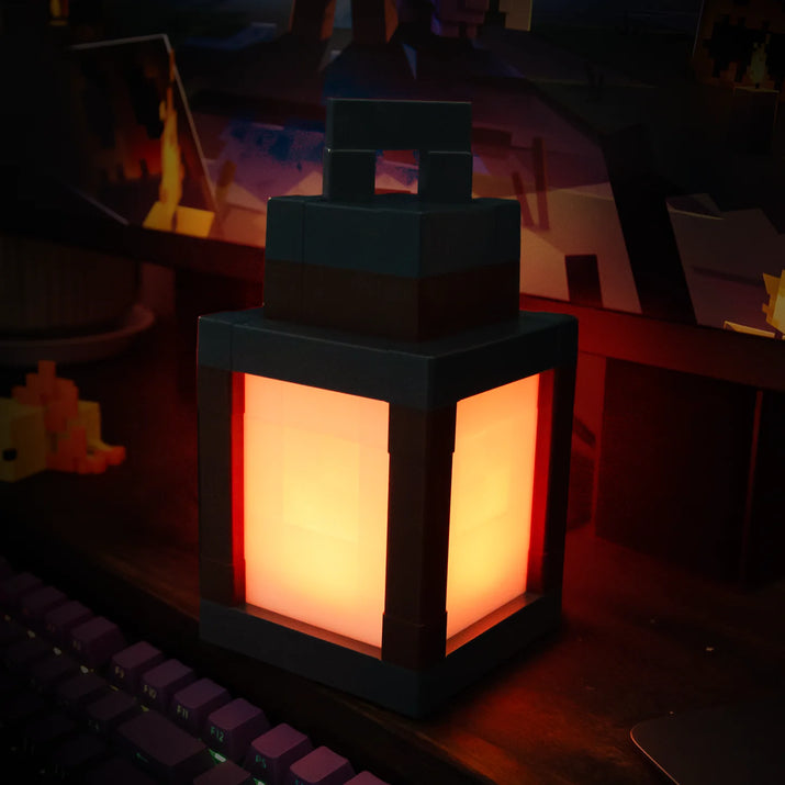 16-Color Pixel Style Portable Night Light Lantern - Perfect Tabletop Ornament for DIY Interior Decor and Festive Atmosphere!